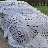 Voile d'ombrage camouflage blanc