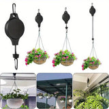 Crochet mural ajustable pour plantes