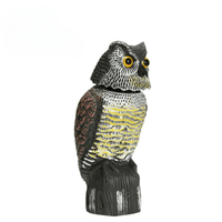 Répulsif Anti-Nuisibles Réaliste Hibou Rotatif