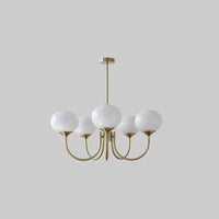 Chandelier Vintage Fleurs de Rose Raffiné