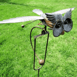 Sculpture d'Oiseaux Balancelle en Métal pour Jardin