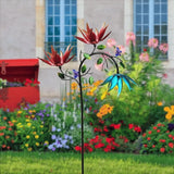 Moulin à Vent Décoratif Floral Élégant